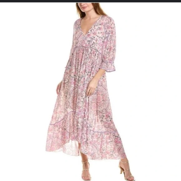 Johnny Was Dresses & Skirts - JOHNNY WAS MAXI DRESS LIGHT WEIGHT FLORAL